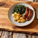 Gevulde champignons met spekjes