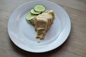 Toast cirkel met ham en kaas