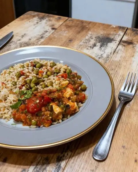 Turkse Pilav met groenten