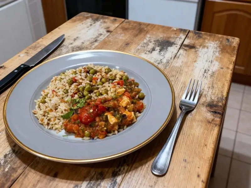 Turkse Pilav met groenten