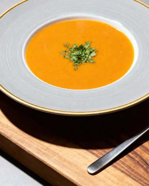 Wortel-gembersoep