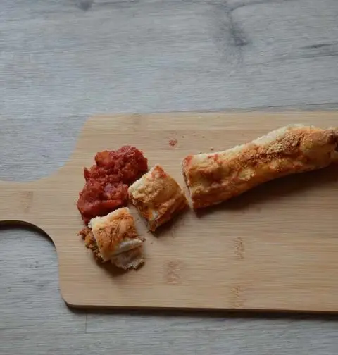 Wraps met gehakt uit de oven