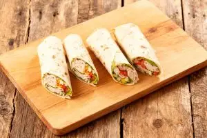 Wraps met kalkoenfilet