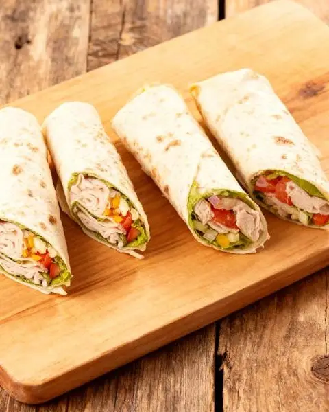 Wraps met kalkoenfilet
