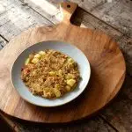 Wraps met gehakt uit de oven