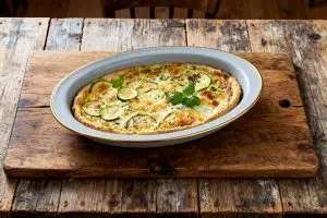 Courgettequiche met kruiden