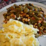 Appel spek salade met ravioli